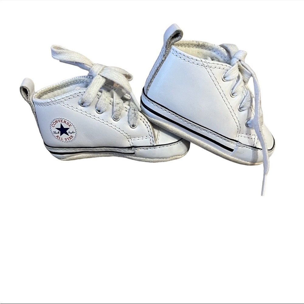 White infant converse